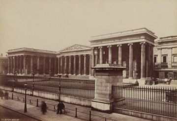 Fotografie Britského muzea z roku 1880