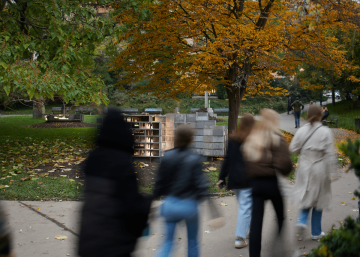 Opening Event: Building Sculptures and Girl with a Dove