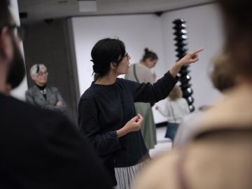 Curatorial Guided Tour of Gregor Hildebrandt's Exhibition (in Czech)