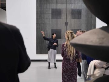 Curatorial Guided Tour of Gregor Hildebrandt's Exhibition (in Czech)