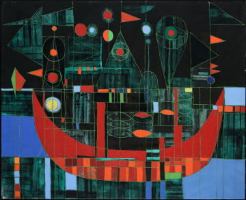 Jitka Kolínská, Majáková loď, 1962, Kunsthalle Praha